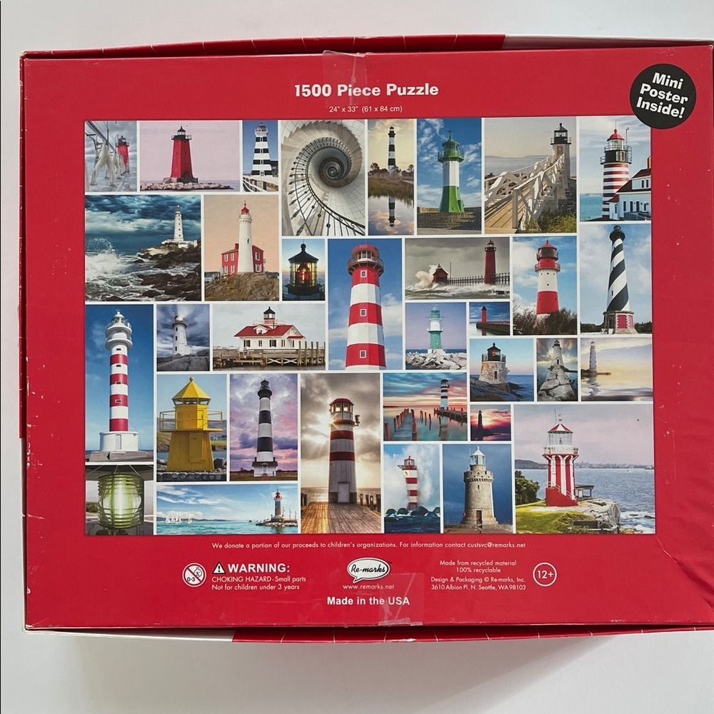 Re-Marks Lighthouse Puzzle 1500 Pieces - Picture 6 of 6